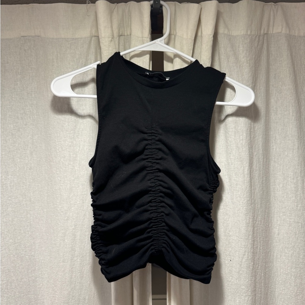 Black ruched top